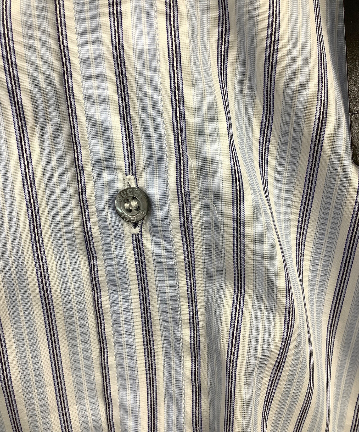 中古・古着通販】GUCCI (グッチ) ビジネスシャツ スカイブルー サイズ