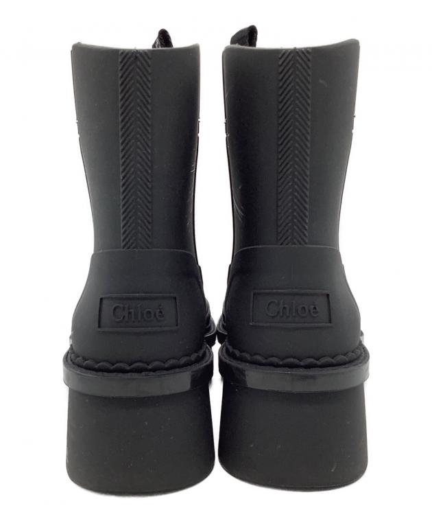 中古・古着通販】Chloe (クロエ) レインブーツ ブラック サイズ:35