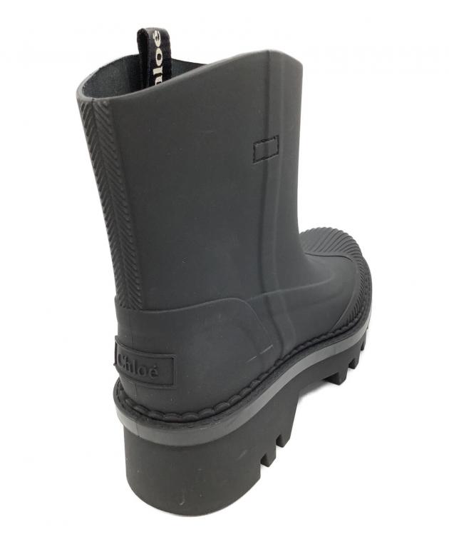 中古・古着通販】Chloe (クロエ) レインブーツ ブラック サイズ:35