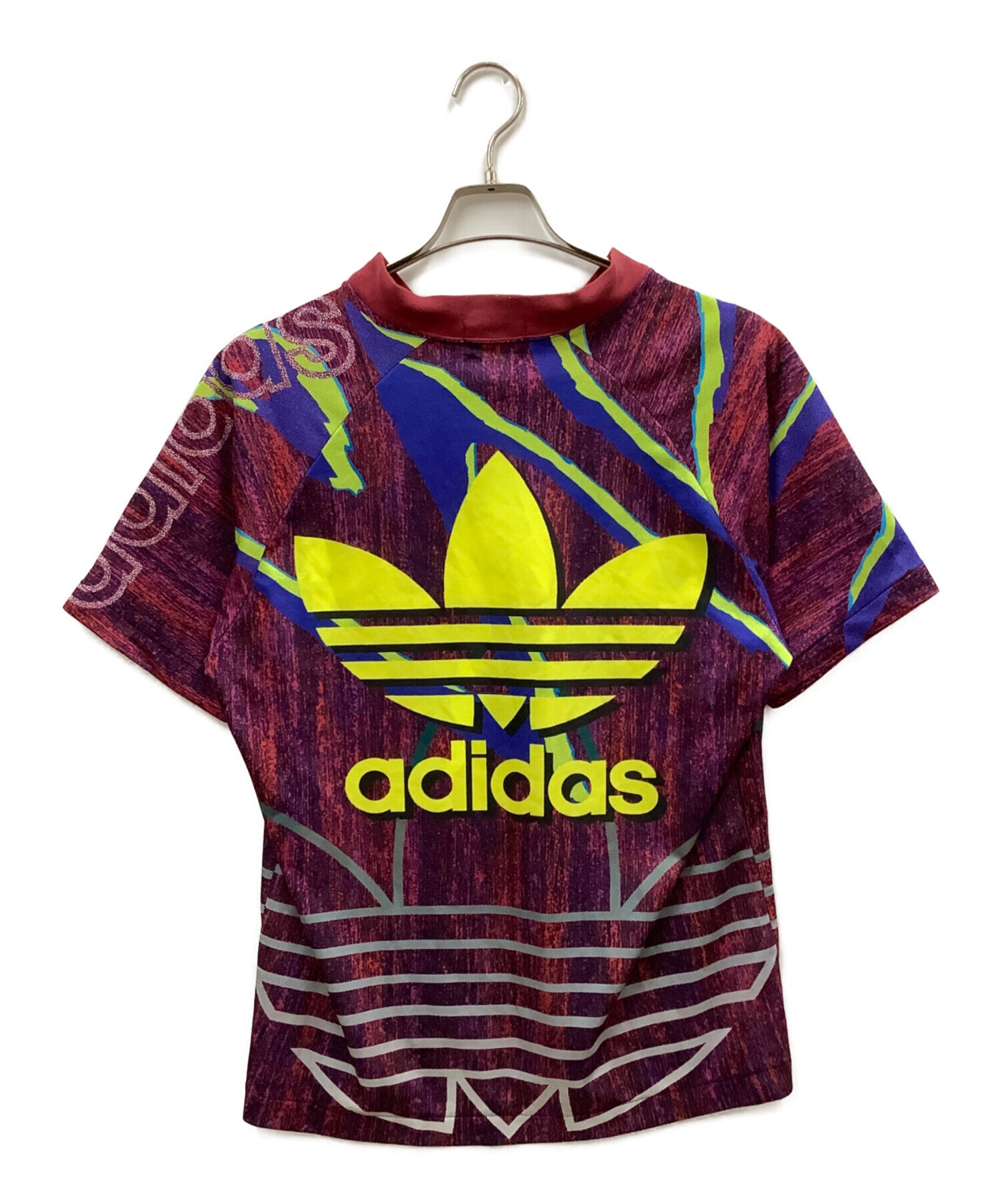 中古・古着通販】adidas (アディダス) ゲームシャツ レッド×ブルー