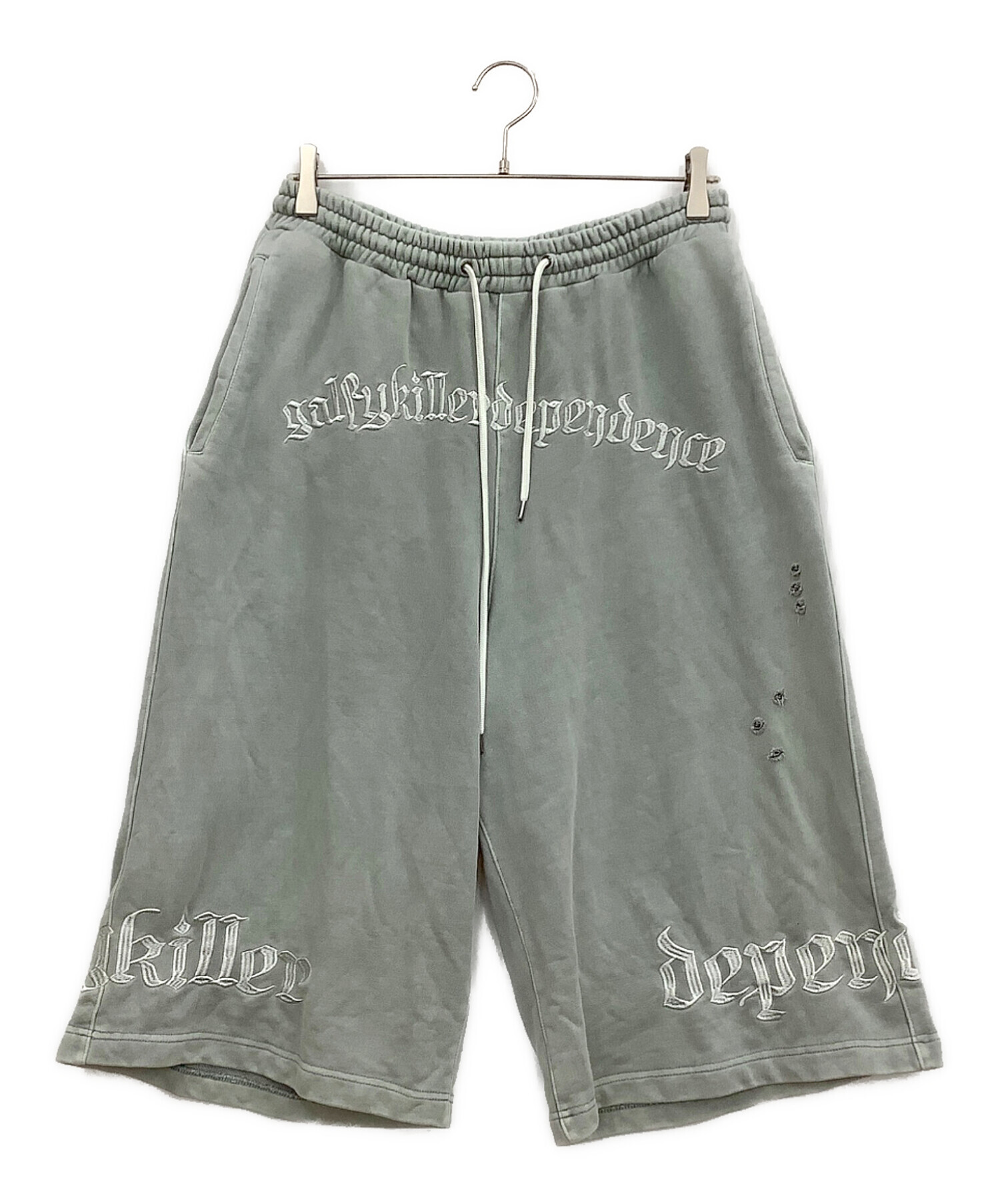 中古・古着通販】GALFY (ガルフィー) スウェットハーフパンツ グレー 