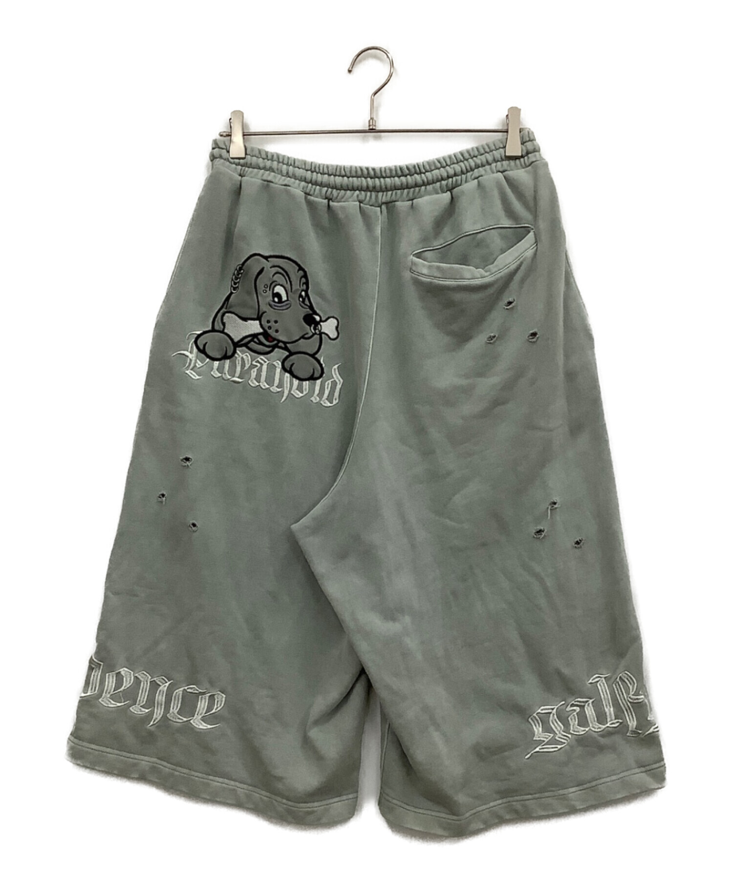 中古・古着通販】GALFY (ガルフィー) スウェットハーフパンツ グレー 