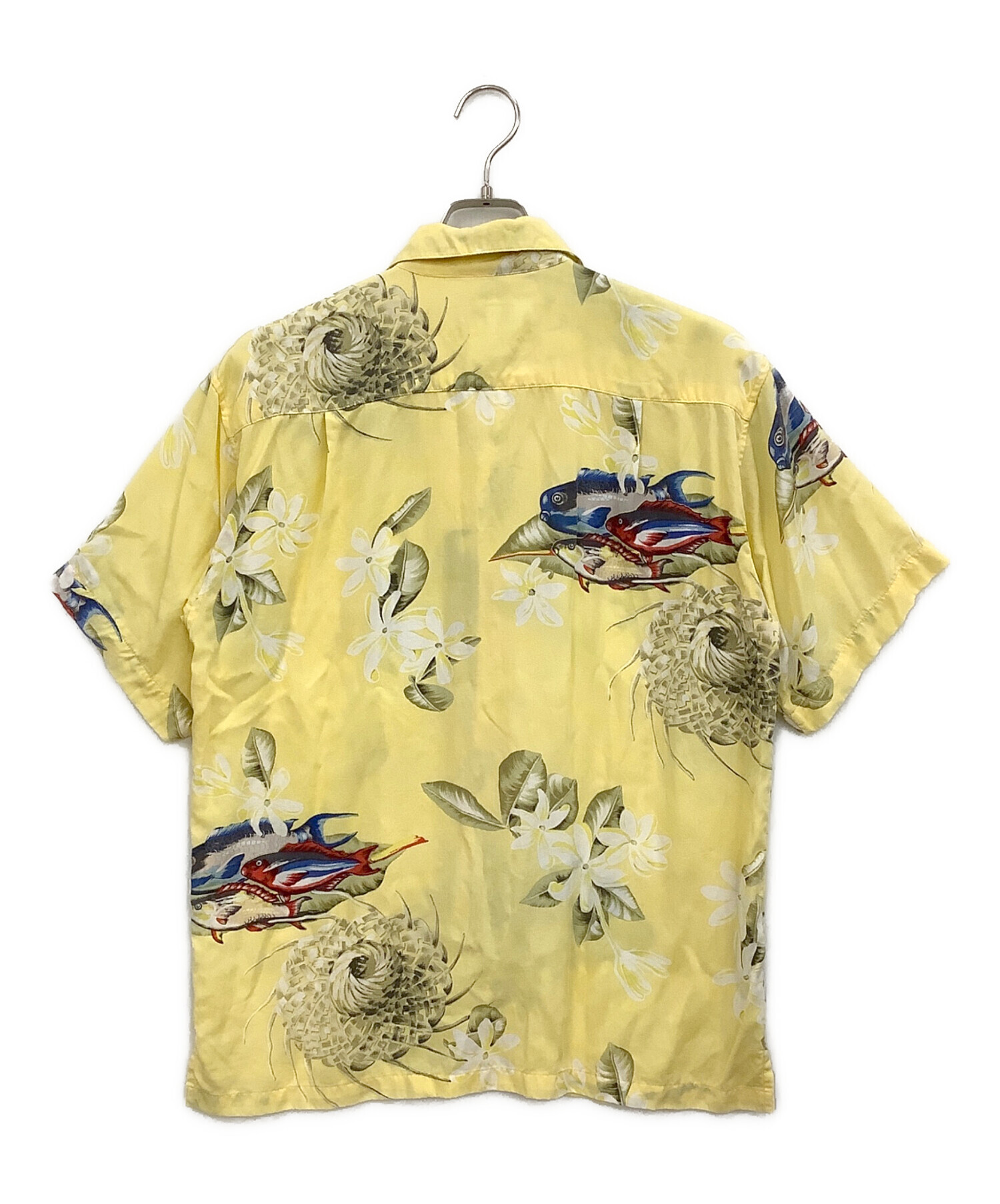 中古・古着通販】pataloha (パタロハ) 半袖シャツ イエロー サイズ:S 