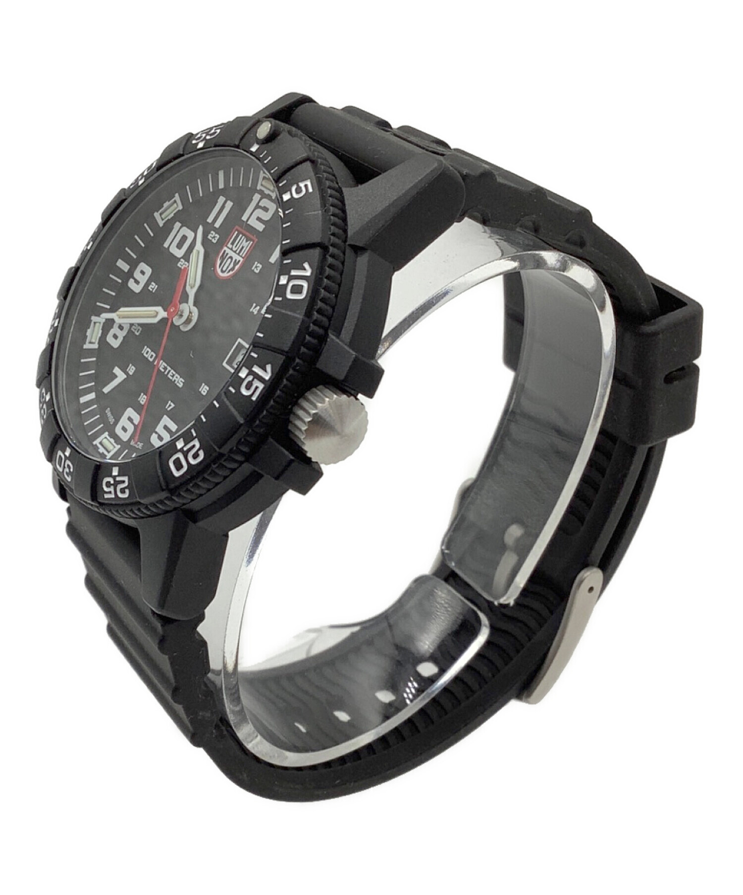早い者勝ち　LUMINOX ルミノックス　ミリタリー腕時計 ブラック　中古 中古・古着通販】LUMINOX (ルミノックス) 腕時計 ブラック｜ブランド