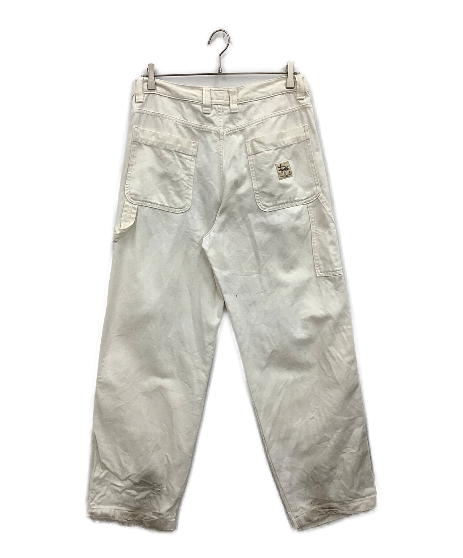 中古・古着通販】stussy (ステューシー) Work Pant Canvas ホワイト