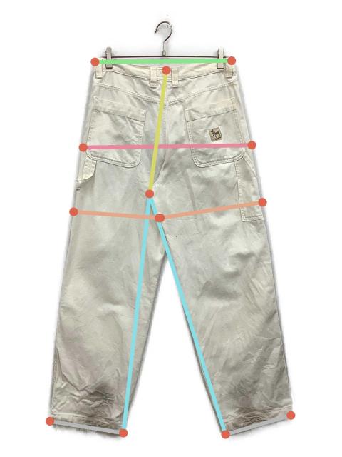中古・古着通販】stussy (ステューシー) Work Pant Canvas ホワイト 中古・古着通販】stussy (ステューシー) Work Pant Canvas ホワイト