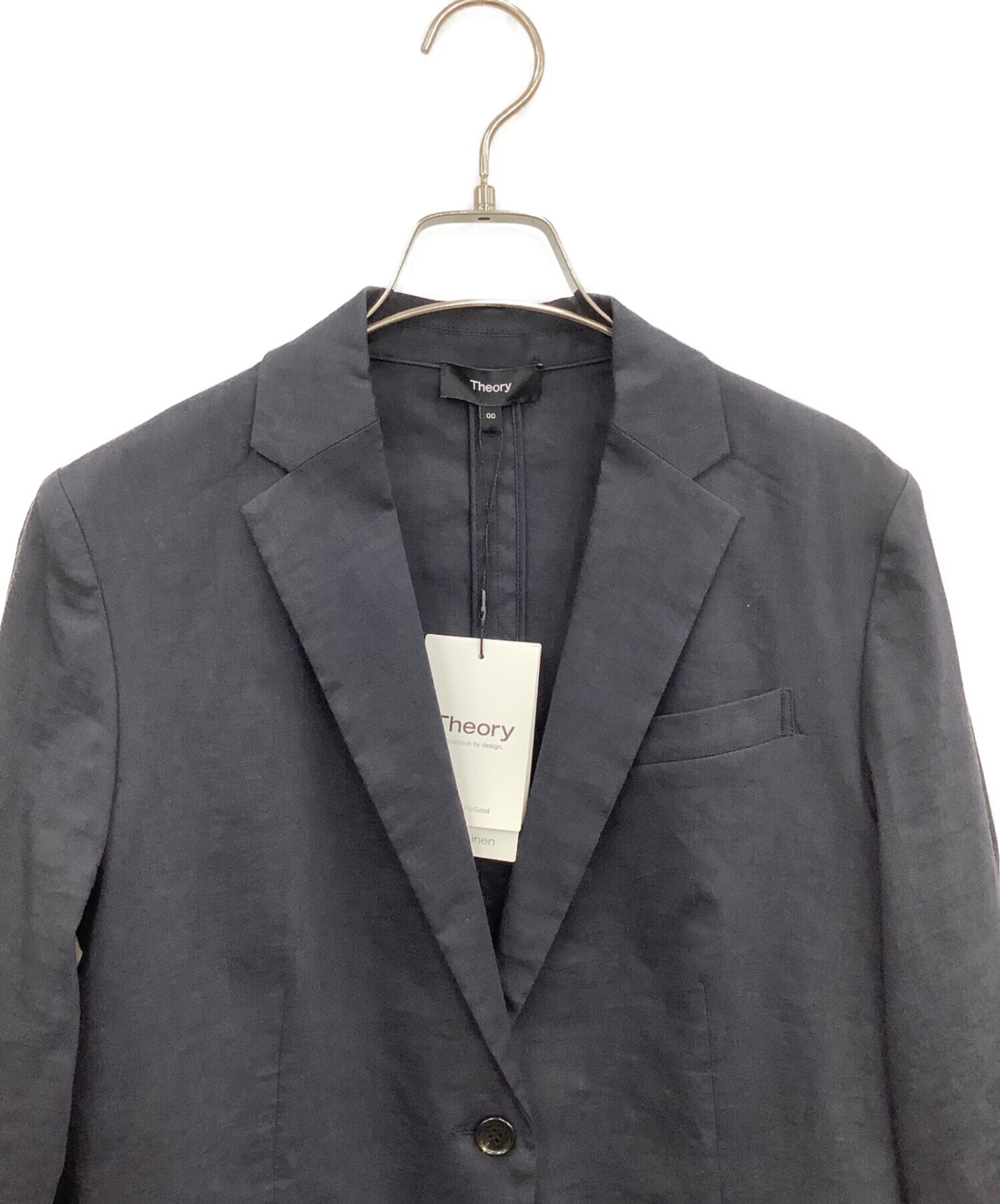 中古・古着通販】theory (セオリー) テーラードジャケット ネイビー
