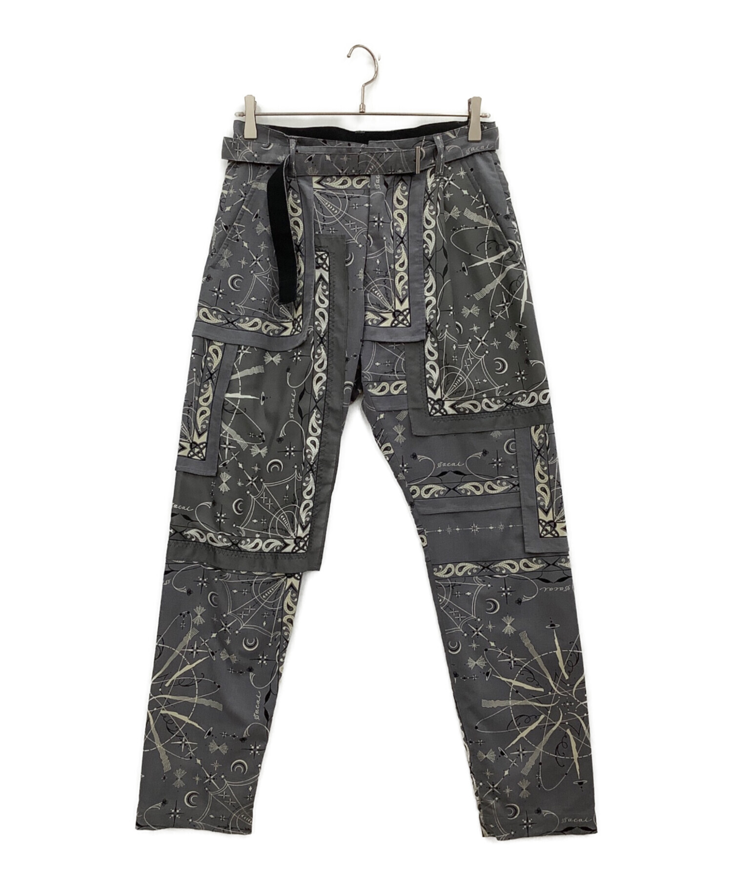 中古・古着通販】sacai (サカイ) Dr.Woo バンダナプリントパンツ