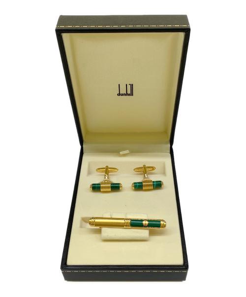 中古・古着通販】dunhill (ダンヒル) カフス・タイピンセット グリーン