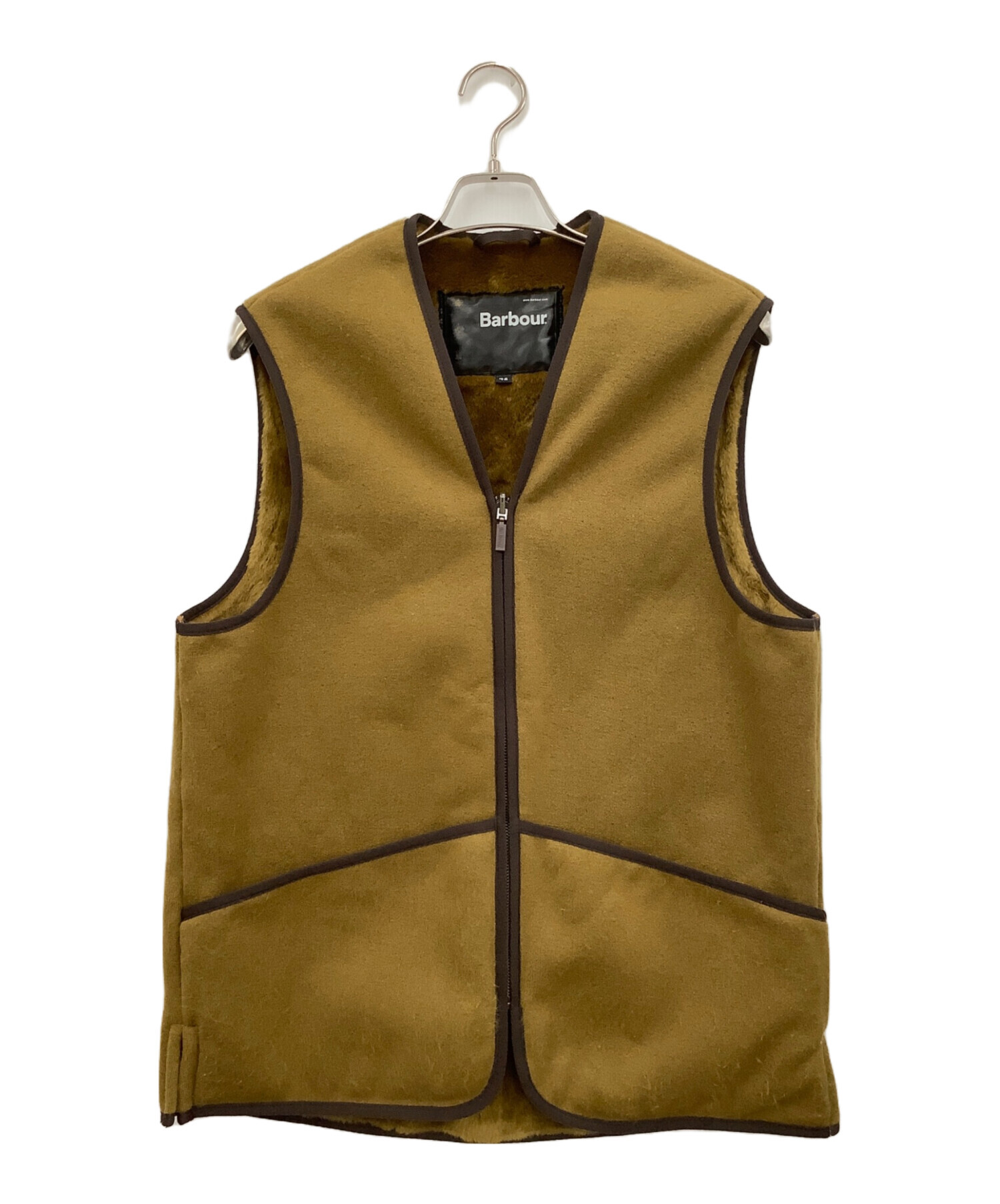 Barbour ベスト 38 ブラウン 中古・古着通販】Barbour (バブアー) ライナージップベスト ブラウン