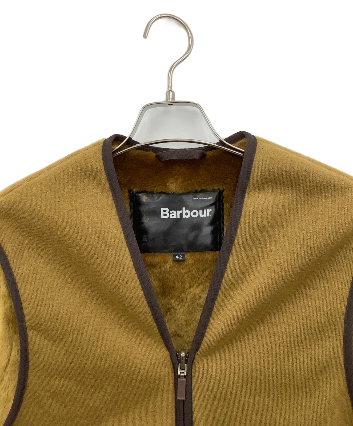 Barbour ブラウンジャケット ジャンク品ライナーあり 中古・古着通販】Barbour (バブアー) ライナージップベスト ブラウン