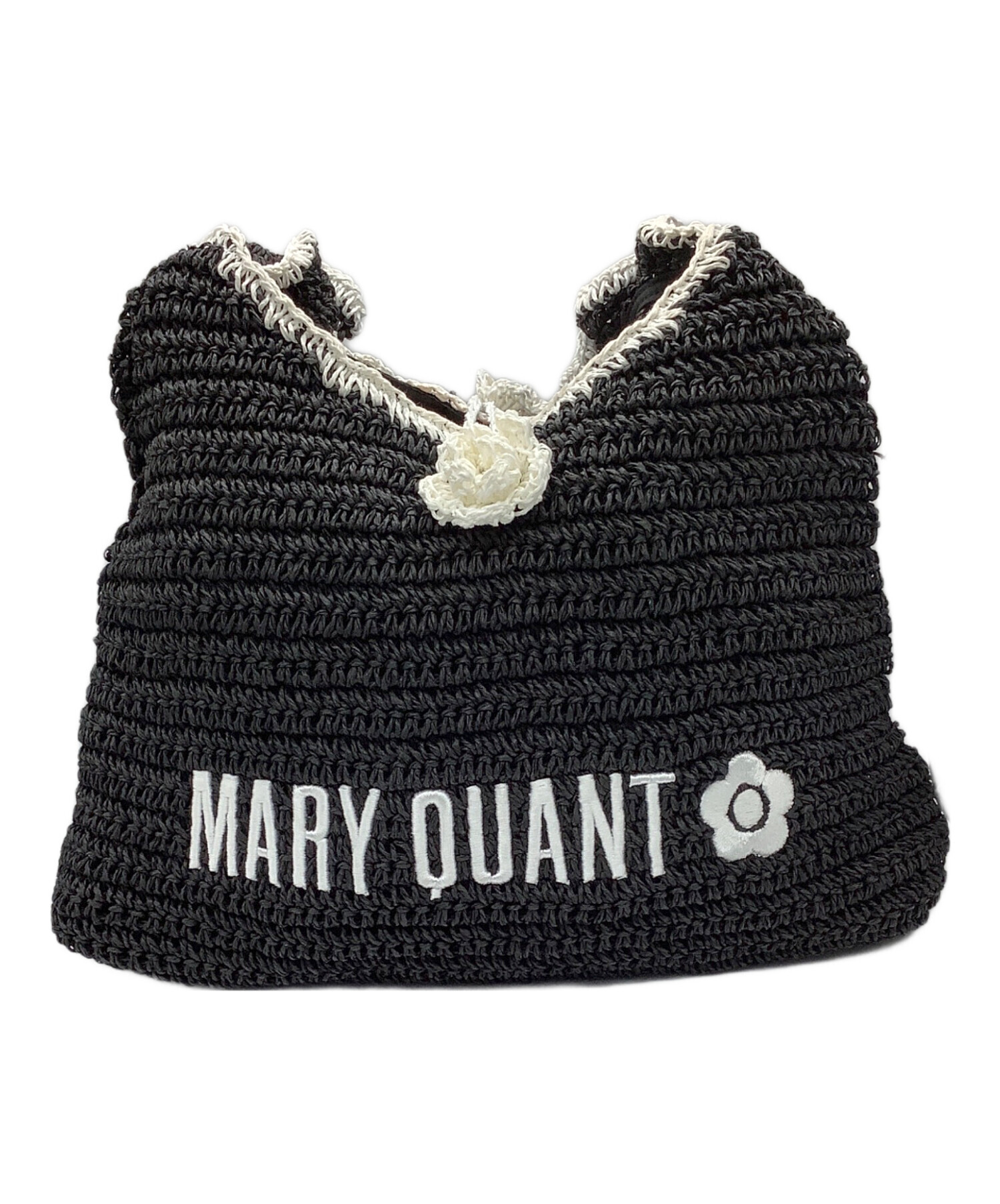 LILY BROWN×MARY QUANT ペーパーラウンドフリルバッグ BLK 中古・古着通販】Lily Brown (リリーブラウン) MARY QUANT