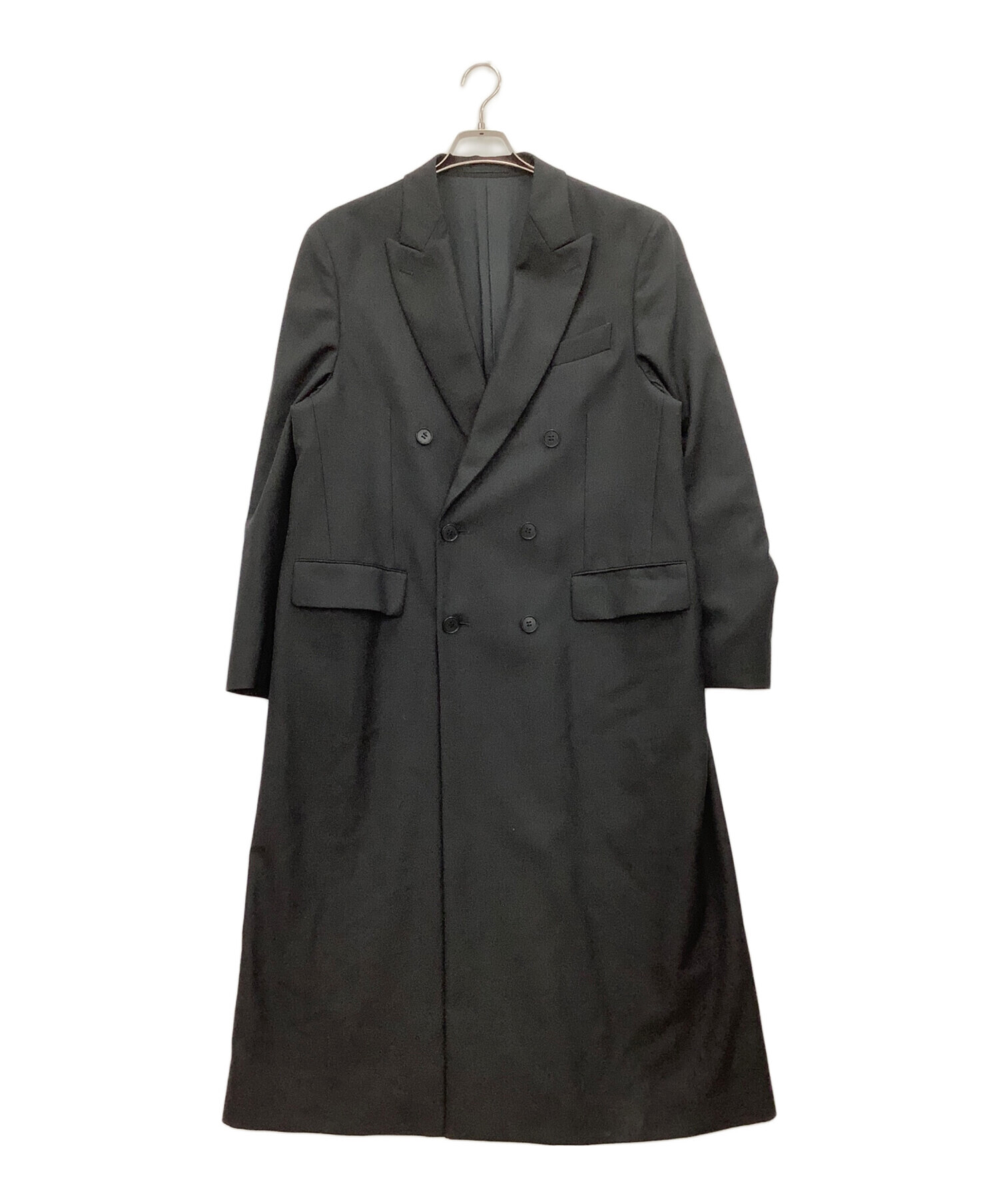 LIDNM DOUBLE BREASTED CHESTER Sサイズ 中古・古着通販】LIDnM (リドム) DOUBLE BREASTED CHESTER ブラック