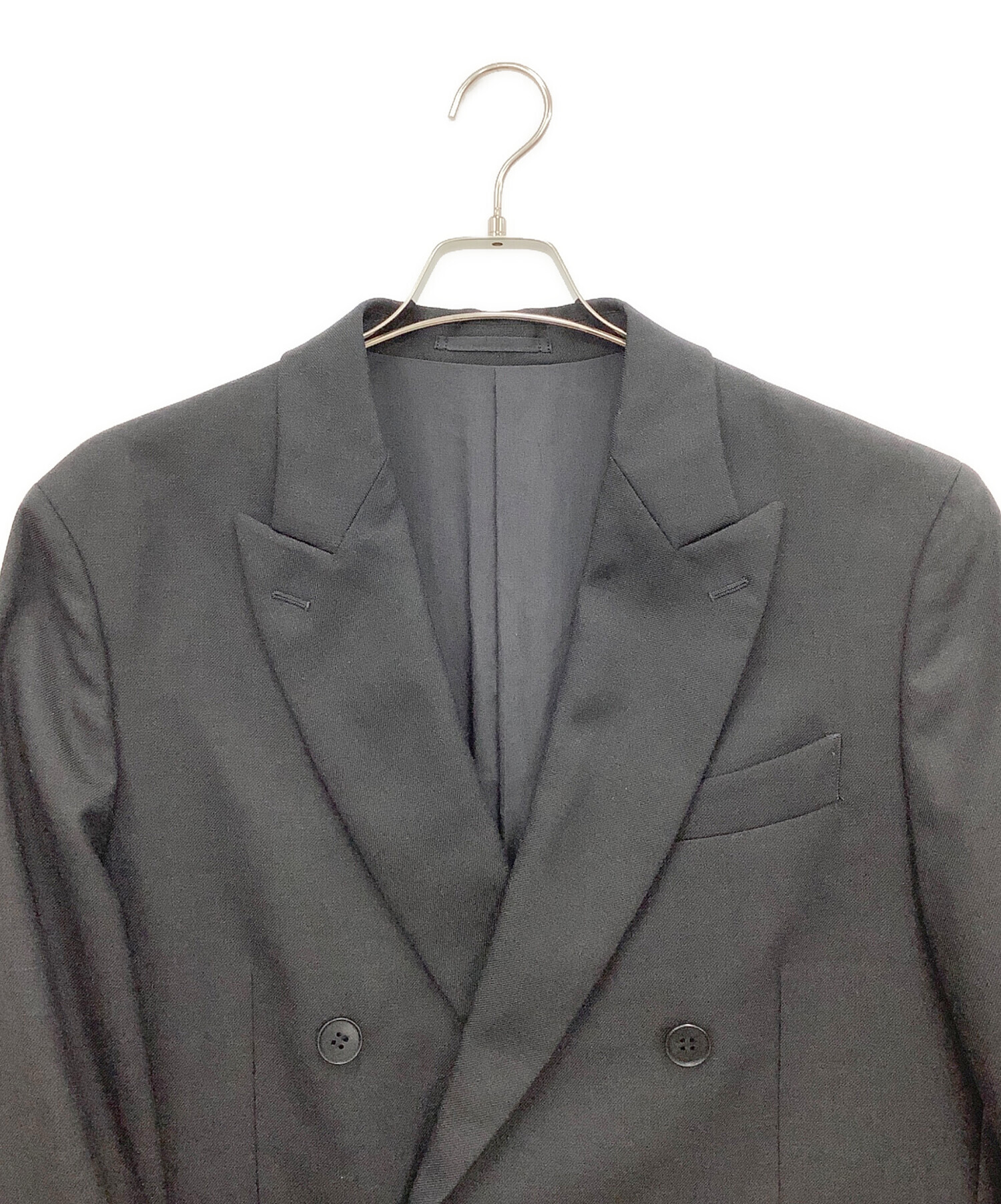 中古・古着通販】LIDnM (リドム) DOUBLE BREASTED CHESTER ブラック