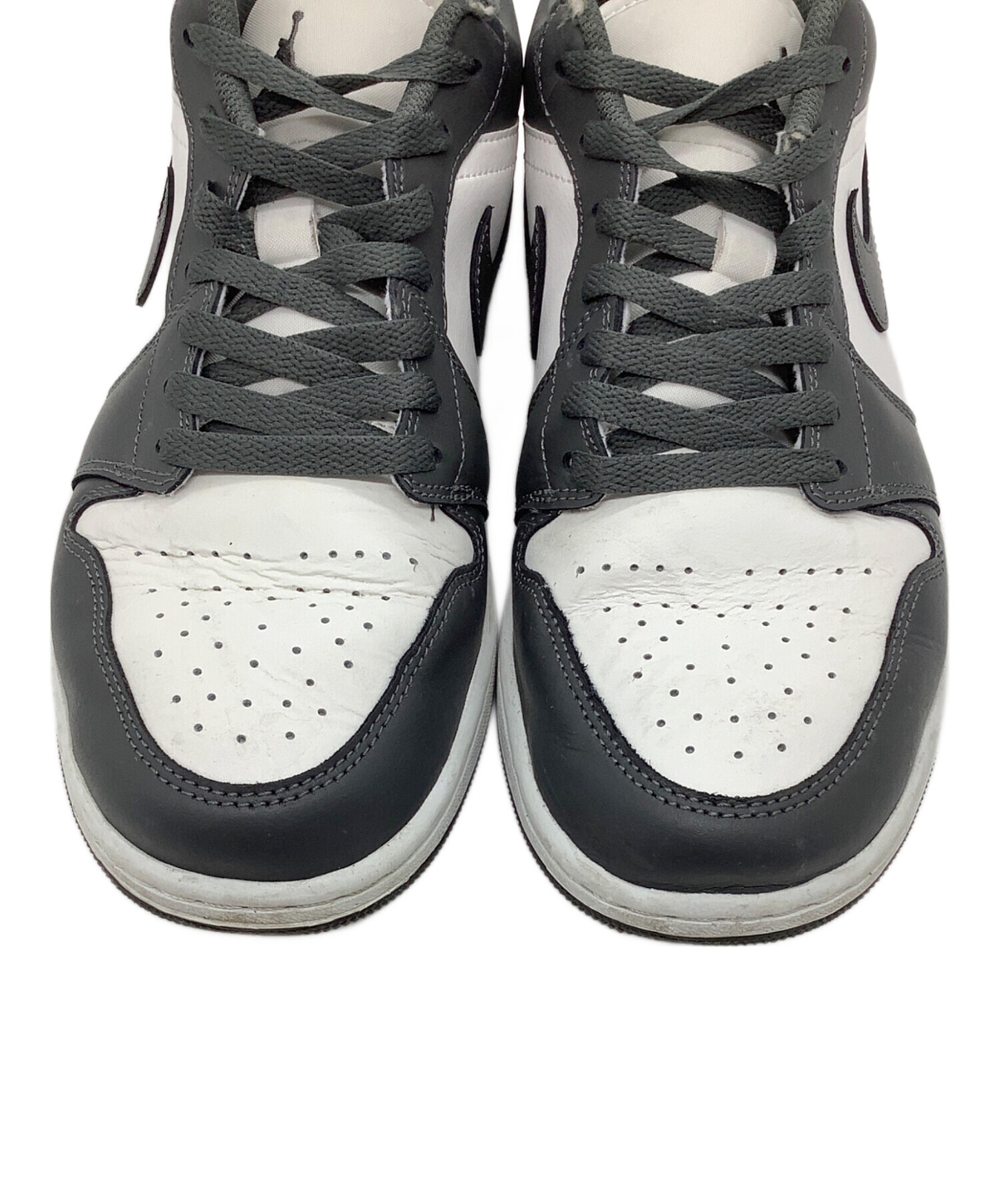 中古・古着通販】NIKE (ナイキ) ローカットスニーカー グレー×ホワイト