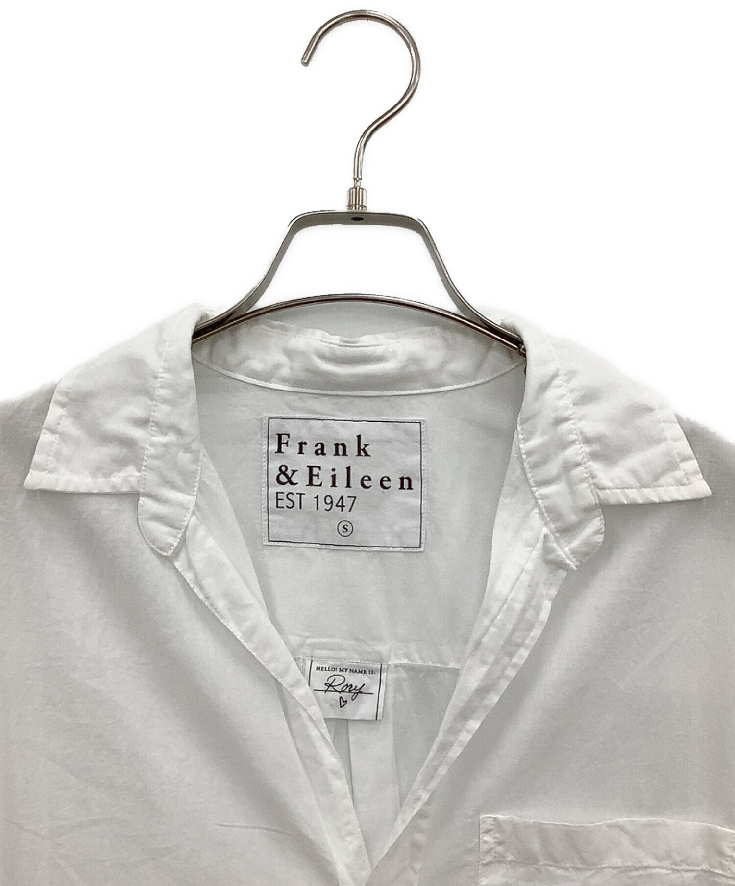 Frank&Eileen - Frank&Eileen フランクアンドアイリーン パーカー S 白 【古着】【中古】 中古・古着通販】Frank&Eileen (フランクアンドアイリーン) 長袖