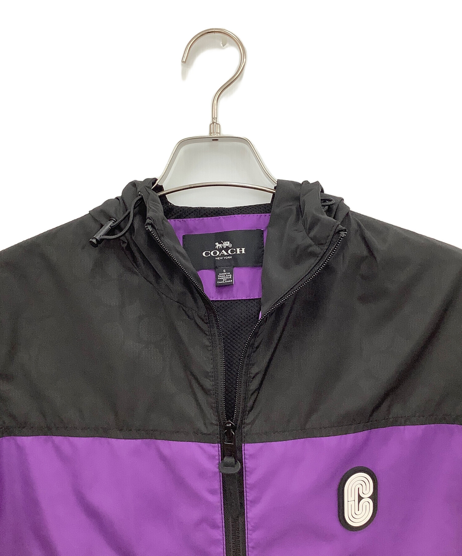 中古・古着通販】COACH (コーチ) ナイロンジャケット ブラック