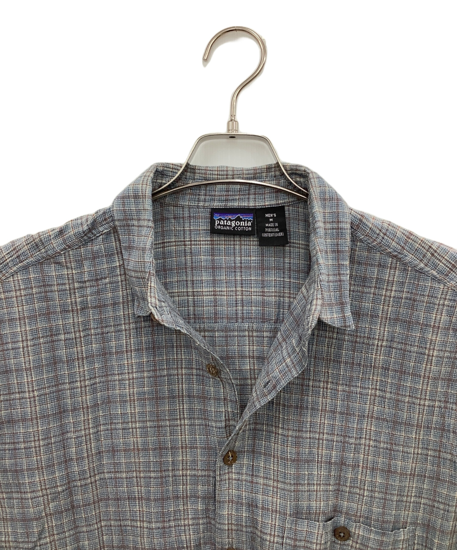 中古・古着通販】Patagonia (パタゴニア) 半袖シャツ ネイビー サイズ