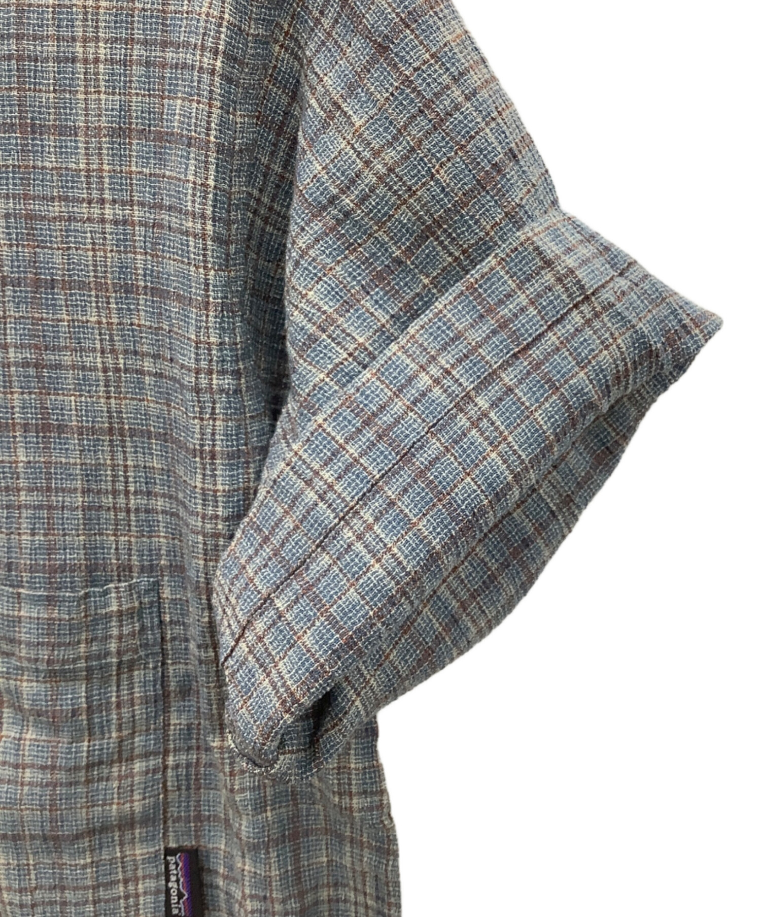 patagonia Shop Shirt M Navy 半袖ワークシャツ 中古・古着通販】Patagonia (パタゴニア) 半袖シャツ ネイビー サイズ