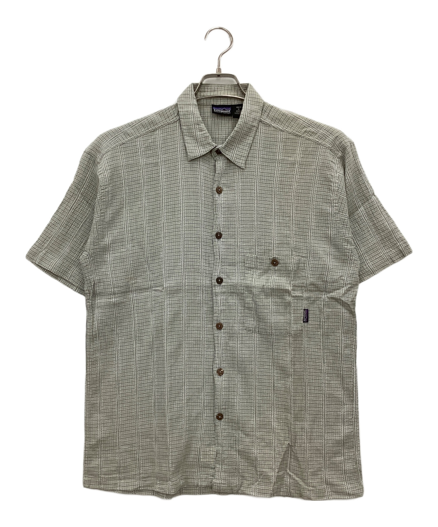 Patagonia パタゴニア 半袖シャツ グレー M 中古・古着通販】Patagonia (パタゴニア) 半袖シャツ グレー サイズ:M