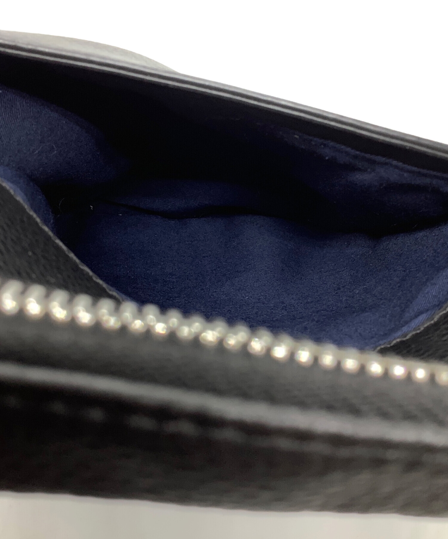 中古・古着通販】LACOSTE (ラコステ) レザーショルダーバッグ ネイビー