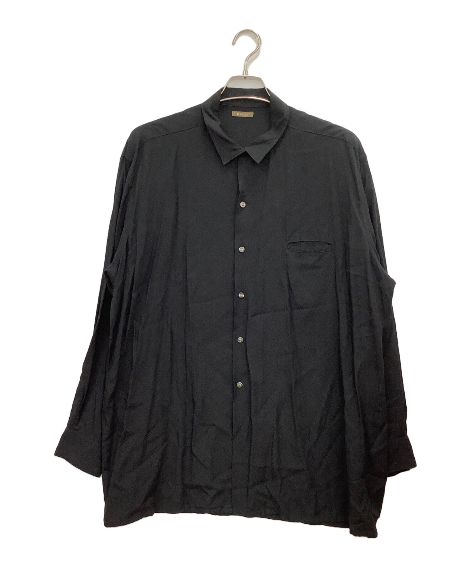 中古・古着通販】Y'S for men (ワイズフォーメン) 長袖シャツ ブラック