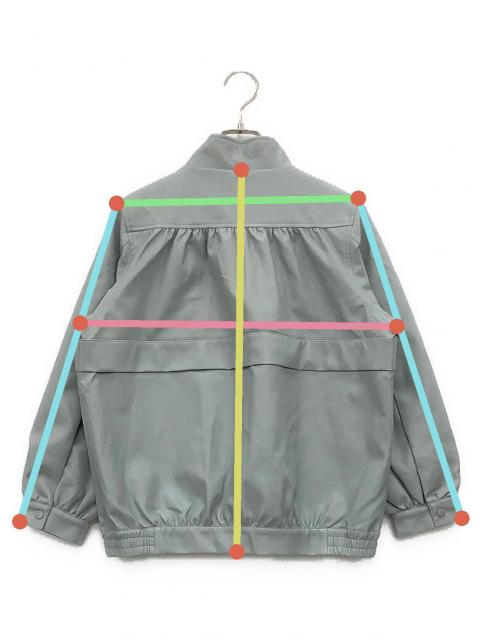中古・古着通販】S/ile (シール) フェイクレザーブルゾン グレー