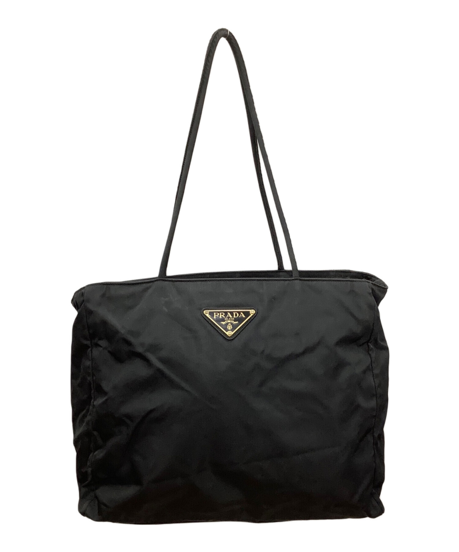 中古・古着通販】PRADA (プラダ) ナイロントートバッグ ブラック