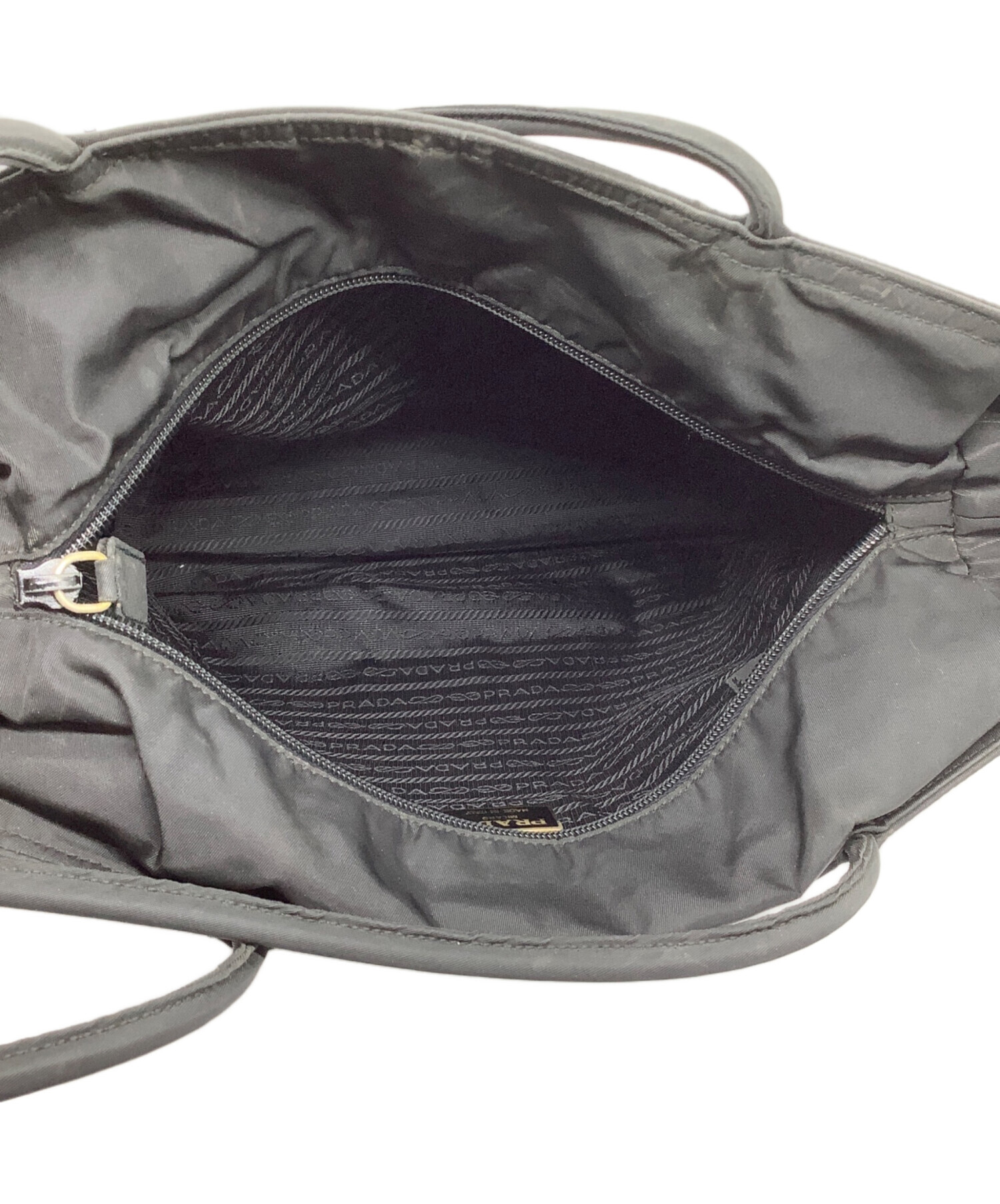 中古・古着通販】PRADA (プラダ) ナイロントートバッグ ブラック