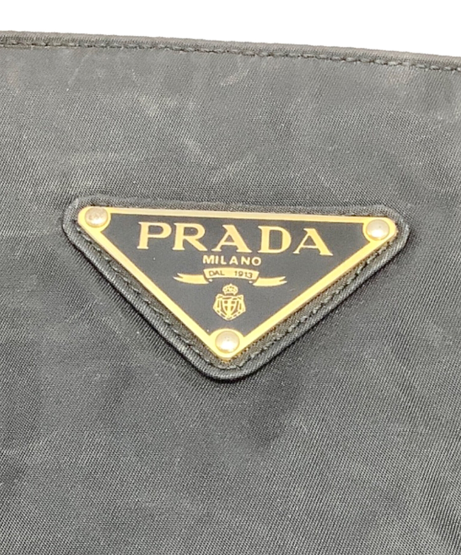 中古・古着通販】PRADA (プラダ) ナイロントートバッグ ブラック