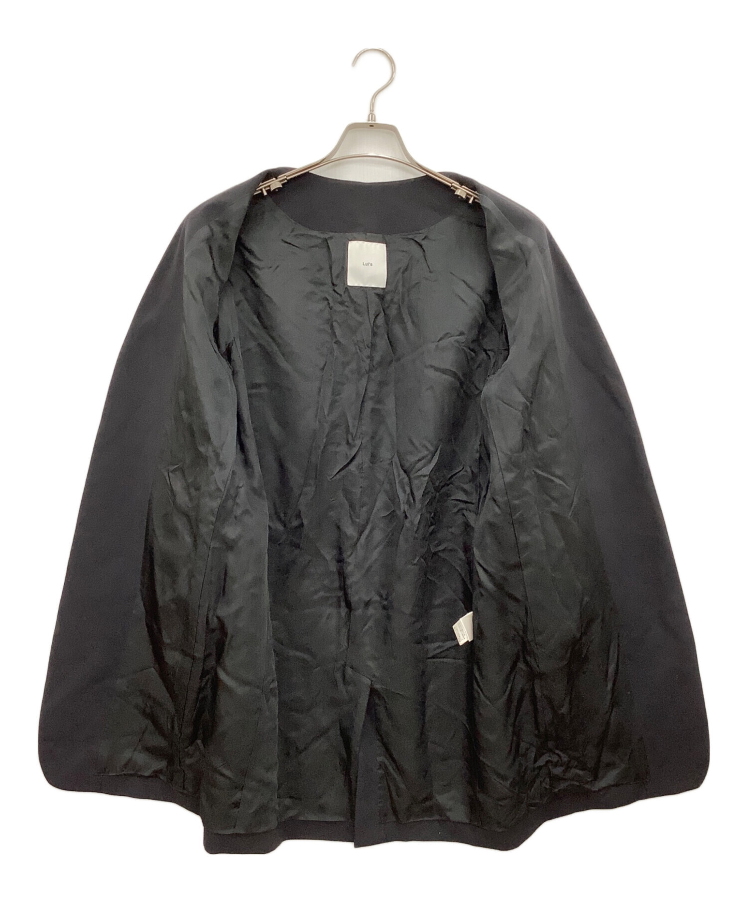 中古・古着通販】Lui's (ルイス) ロングジャケット ブラック サイズ:S