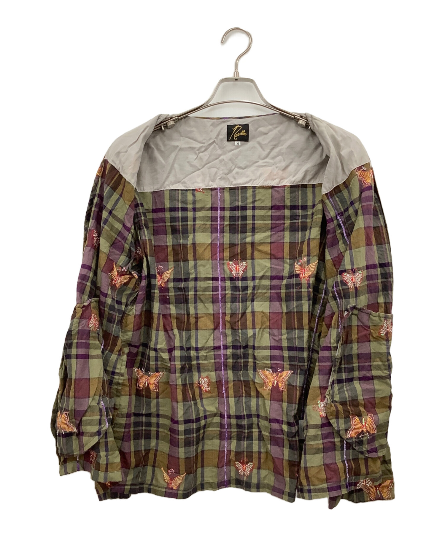 中古・古着通販】Needles (ニードルズ) V-Neck Cardigan Embroidered