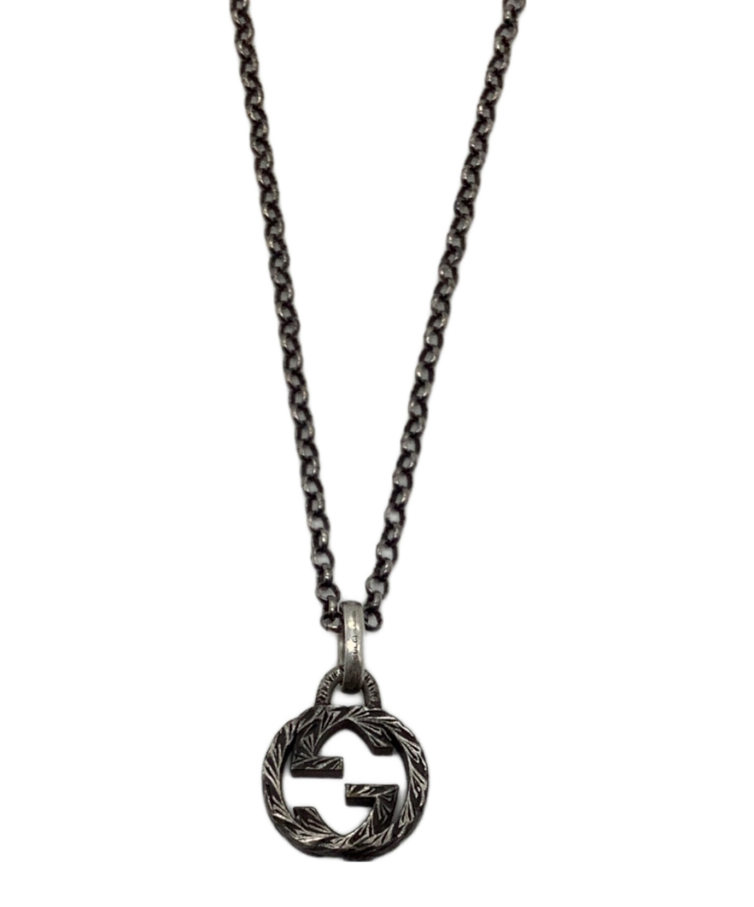 GUCCI 新品未使用品　スネーク インターロッキングネックレス　付属品付き 中古・古着通販】GUCCI (グッチ) インターロッキングG ネックレス