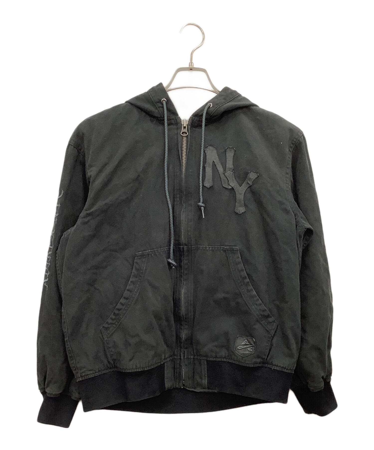 中古・古着通販】AVIREX (アヴィレックス) LEATHER PATCH DUCK HOOD