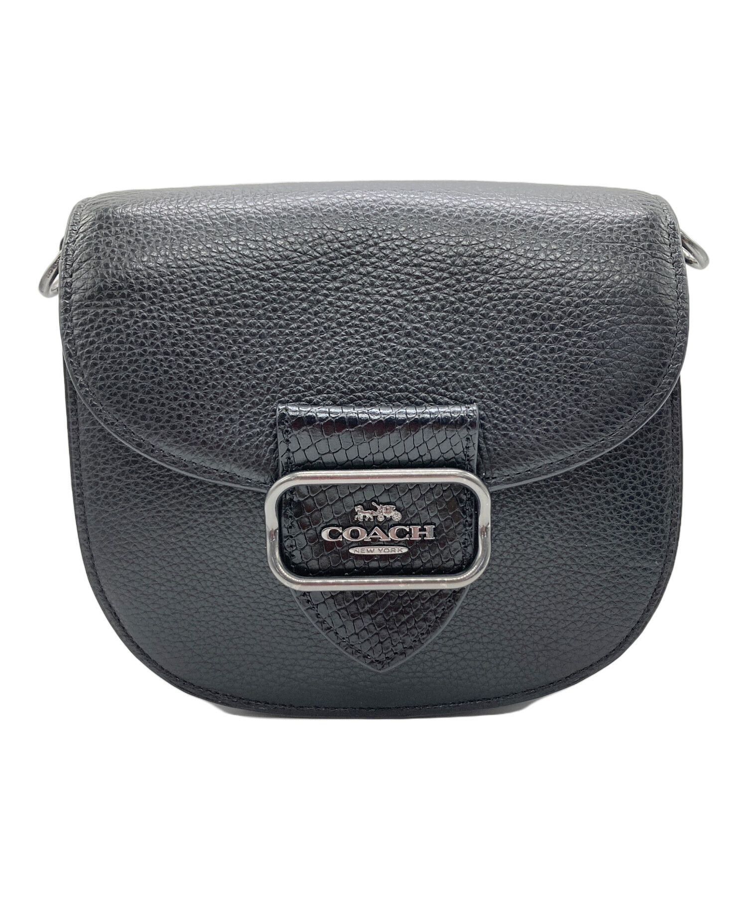 中古・古着通販】COACH (コーチ) ショルダーバッグ ブラック｜ブランド 