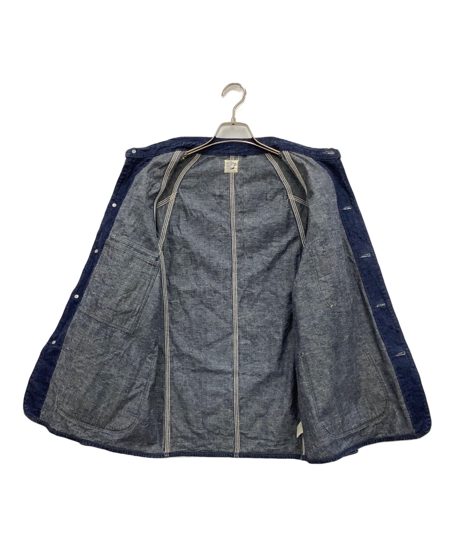 中古・古着通販】orSlow (オアスロウ) カバーオール インディゴ サイズ