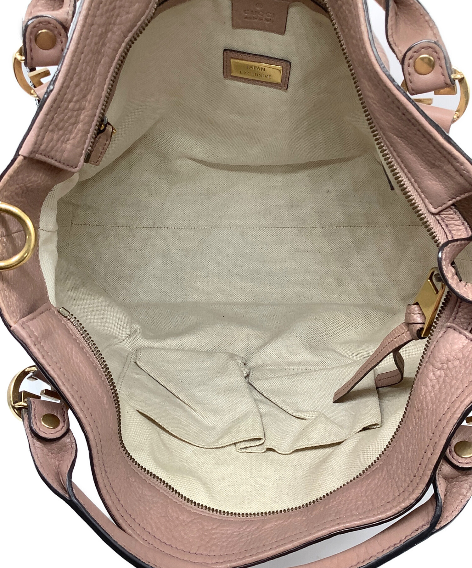 中古・古着通販】GUCCI (グッチ) ショルダーバッグ ピンク｜ブランド
