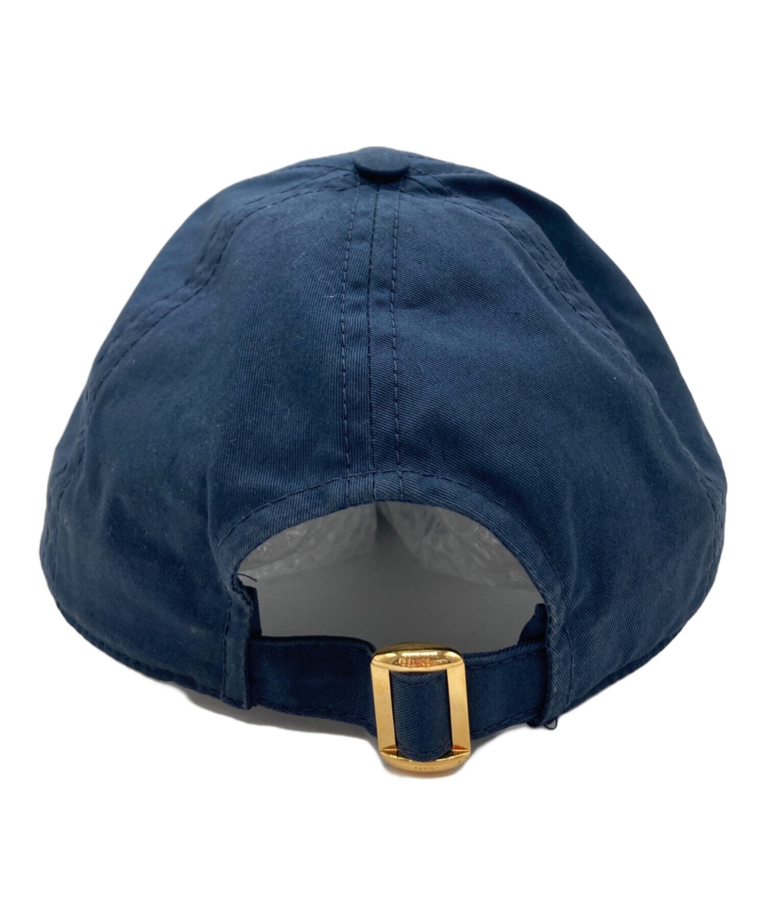 【CELINE】セリーヌ　イニシャル　キャップ　ネイビー　 M 新品未使用 中古・古着通販】CELINE (セリーヌ) イニシャルキャップ ネイビー