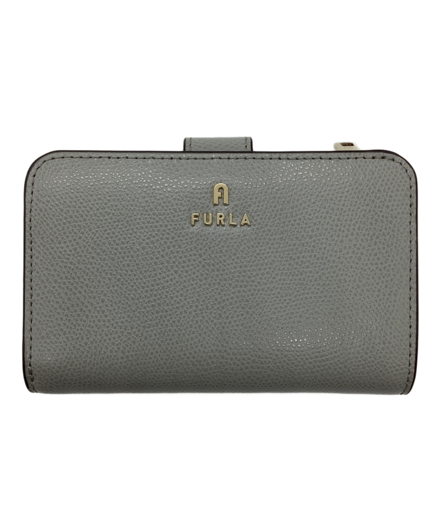 中古・古着通販】FURLA (フルラ) 2つ折り財布 グレー｜ブランド・古着