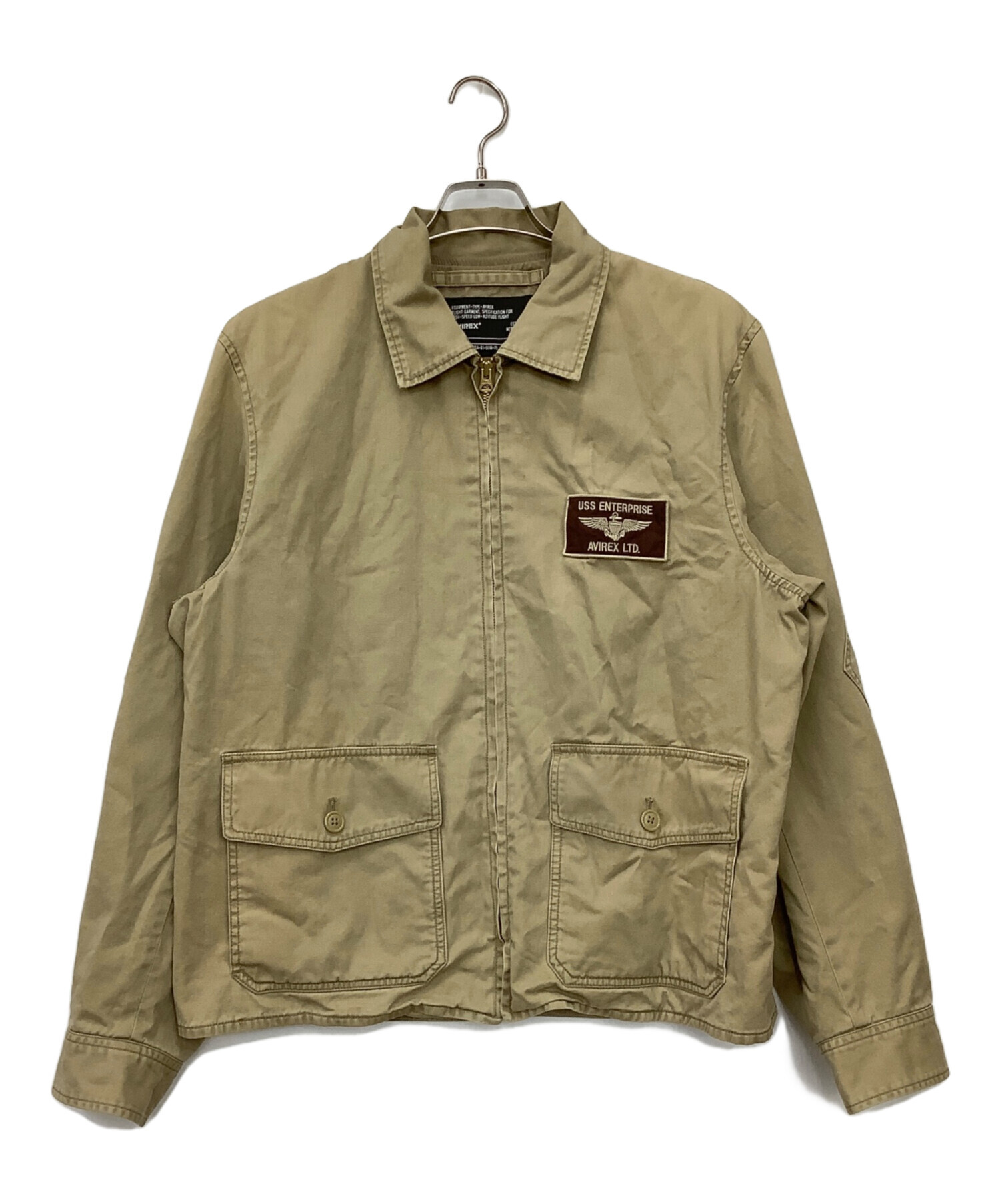 中古・古着通販】AVIREX (アヴィレックス) ジップアップジャケット