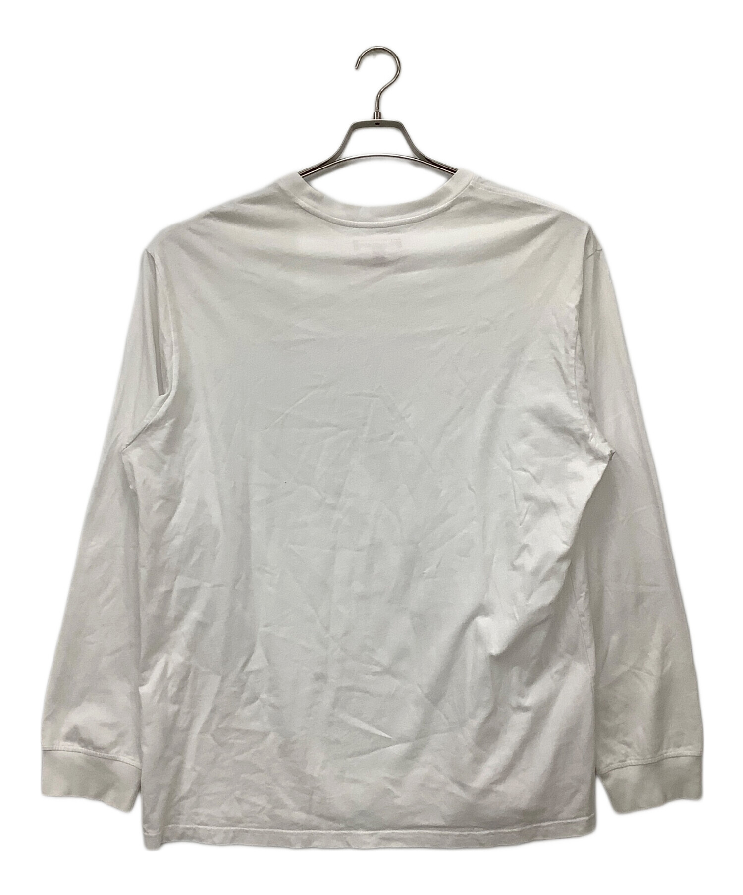 Supreme 長袖カットソー ホワイト Mサイズ 中古・古着通販】SUPREME (シュプリーム) 長袖カットソー ホワイト
