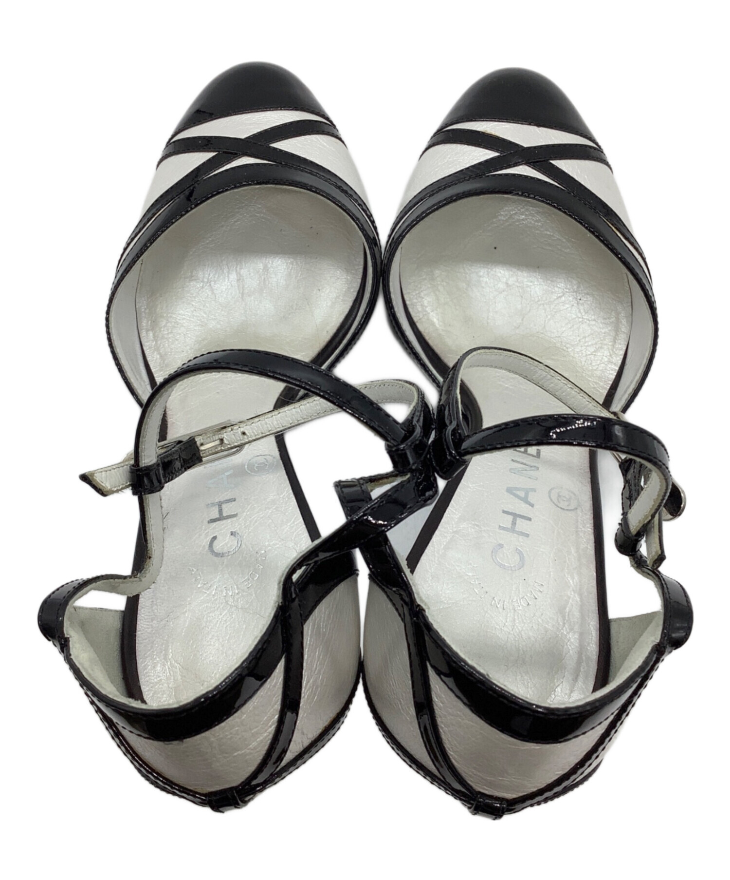 中古・古着通販】CHANEL (シャネル) ハイヒールパンプス ブラック