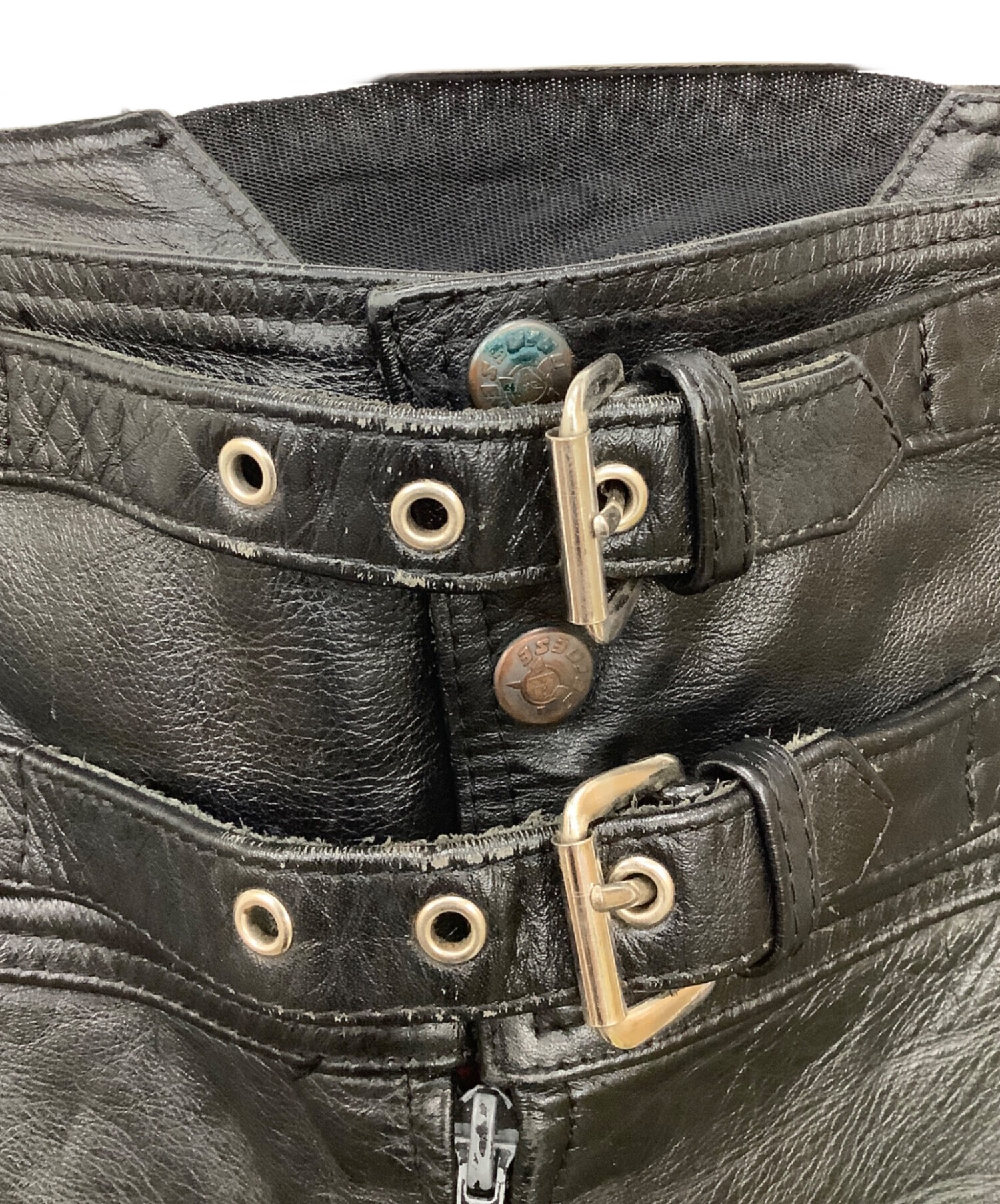 中古・古着通販】DAINESE (ダイネーゼ) レザーパンツ ブラック サイズ