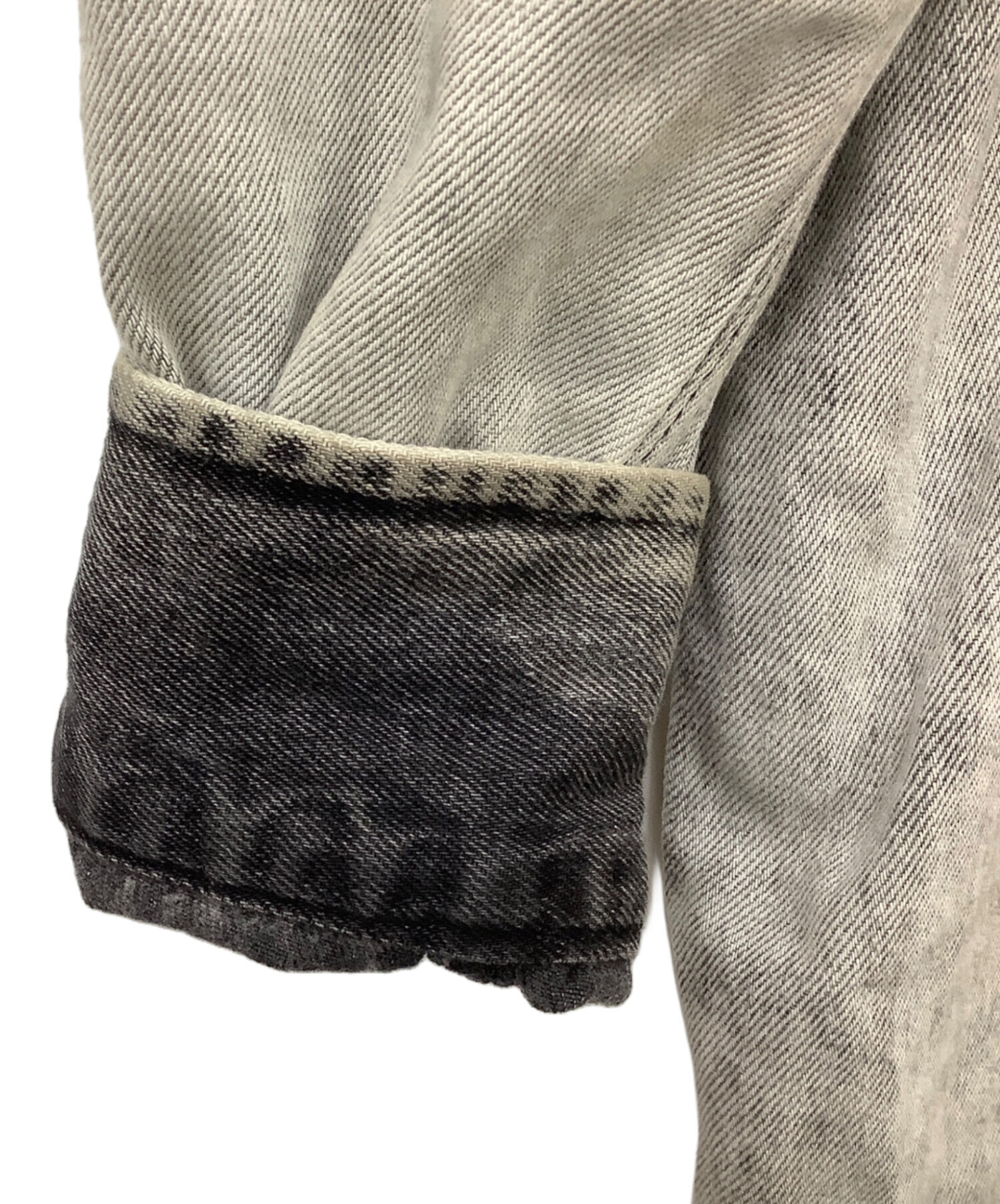 中古・古着通販】DIESEL (ディーゼル) 長袖シャツ グレー サイズ:S