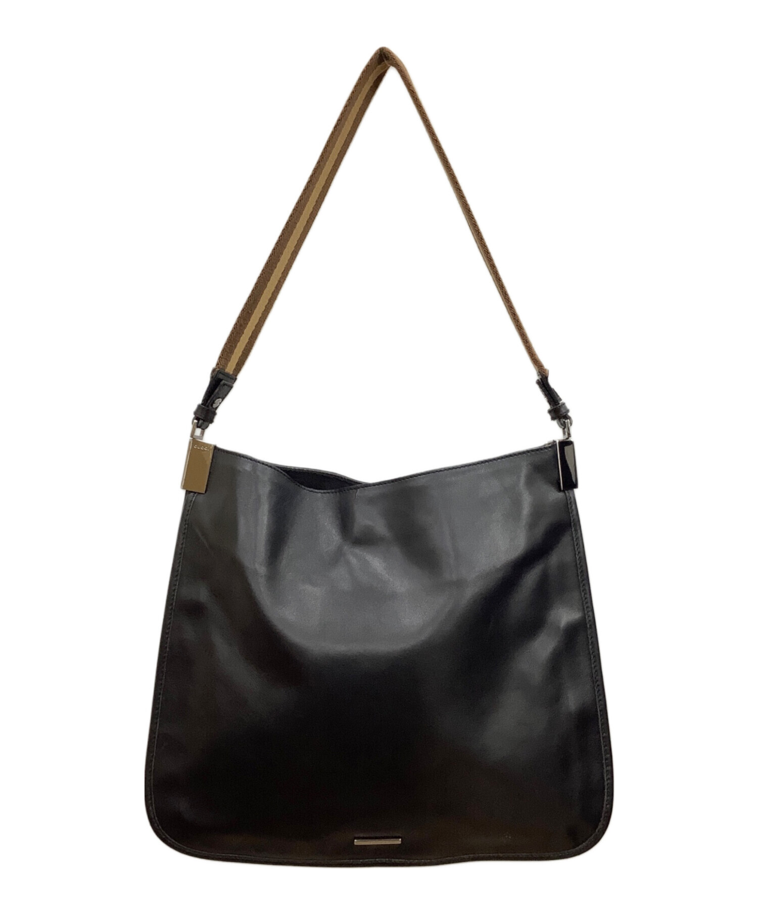 中古・古着通販】GUCCI (グッチ) ワンショルダーバッグ ブラック