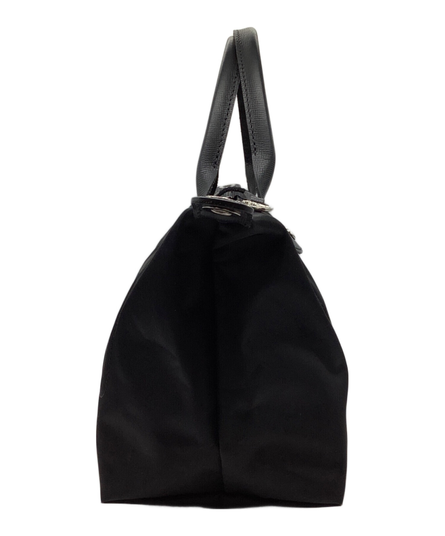 中古・古着通販】LONGCHAMP (ロンシャン) トートバッグ ブラック