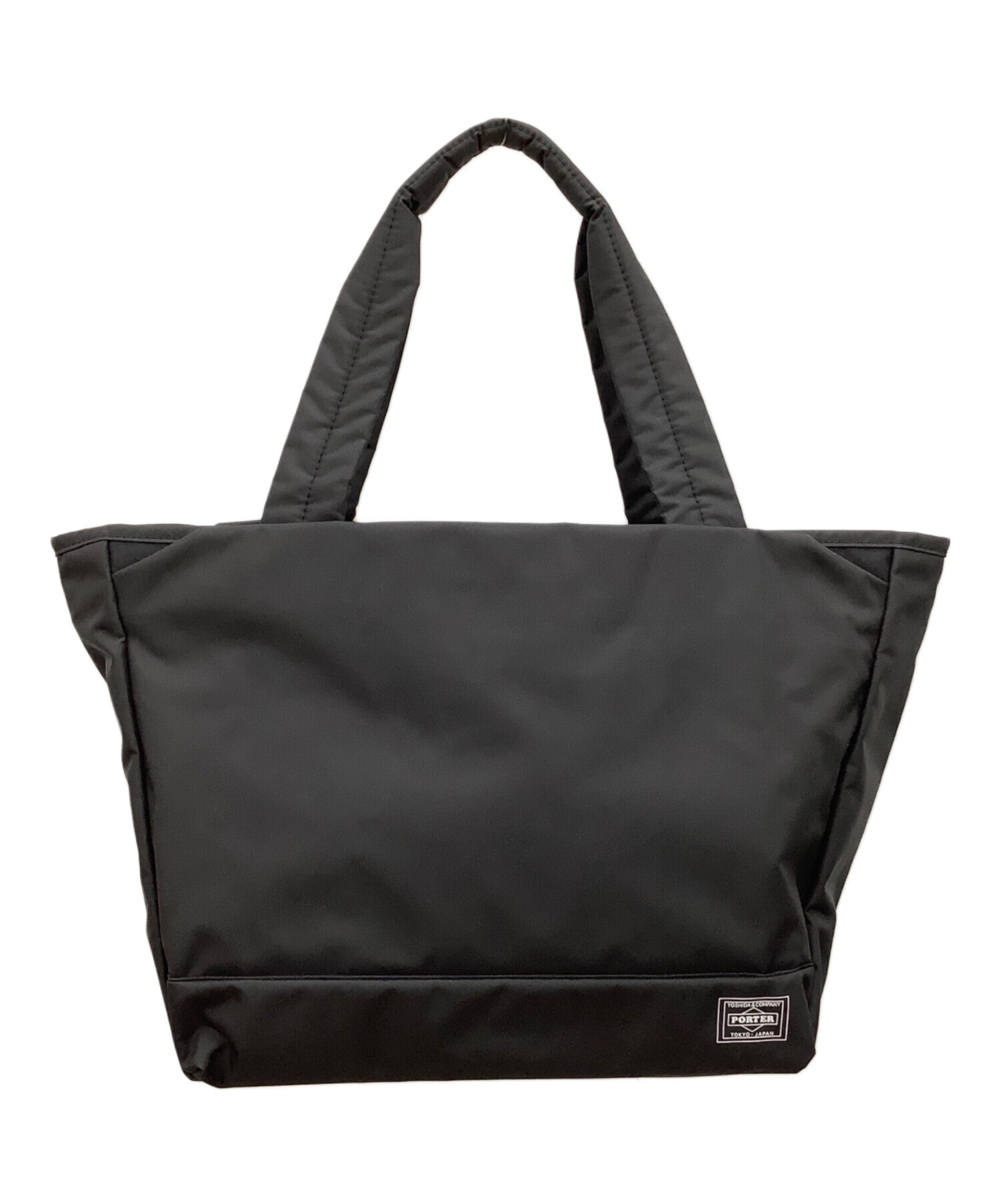 【て＊さき】⭐︎新品未使用⭐︎PORTER トートバッグ ブラック 中古・古着通販】PORTER (ポーター) トートバッグ(M) ブラック
