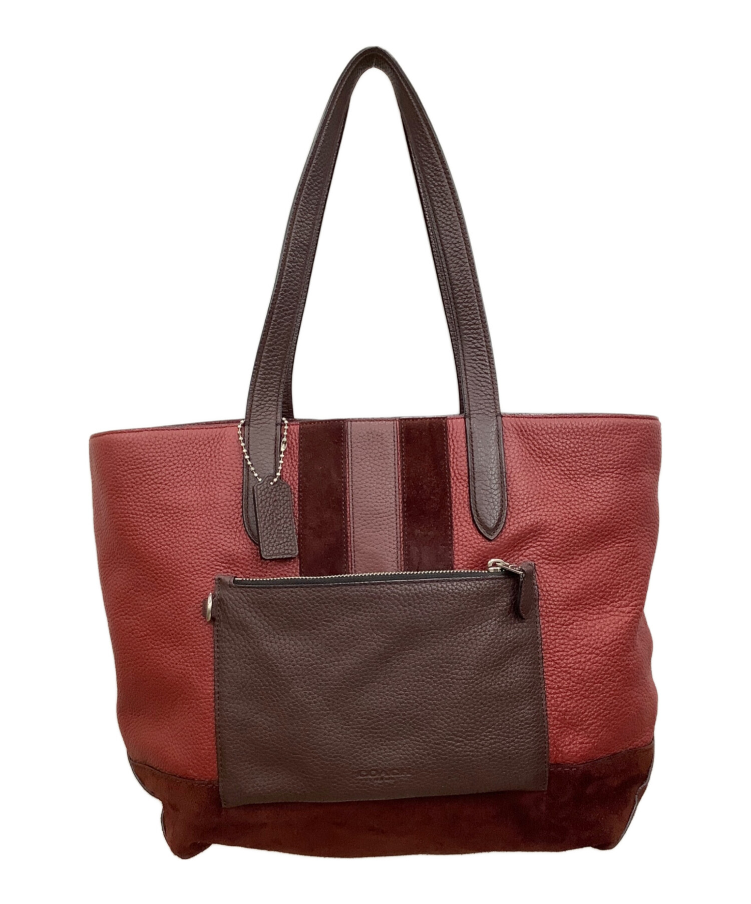 COACH ヴィンテージ 本革トートバッグ ボルドー 中古・古着通販】COACH (コーチ) トートバッグ ボルドー｜ブランド