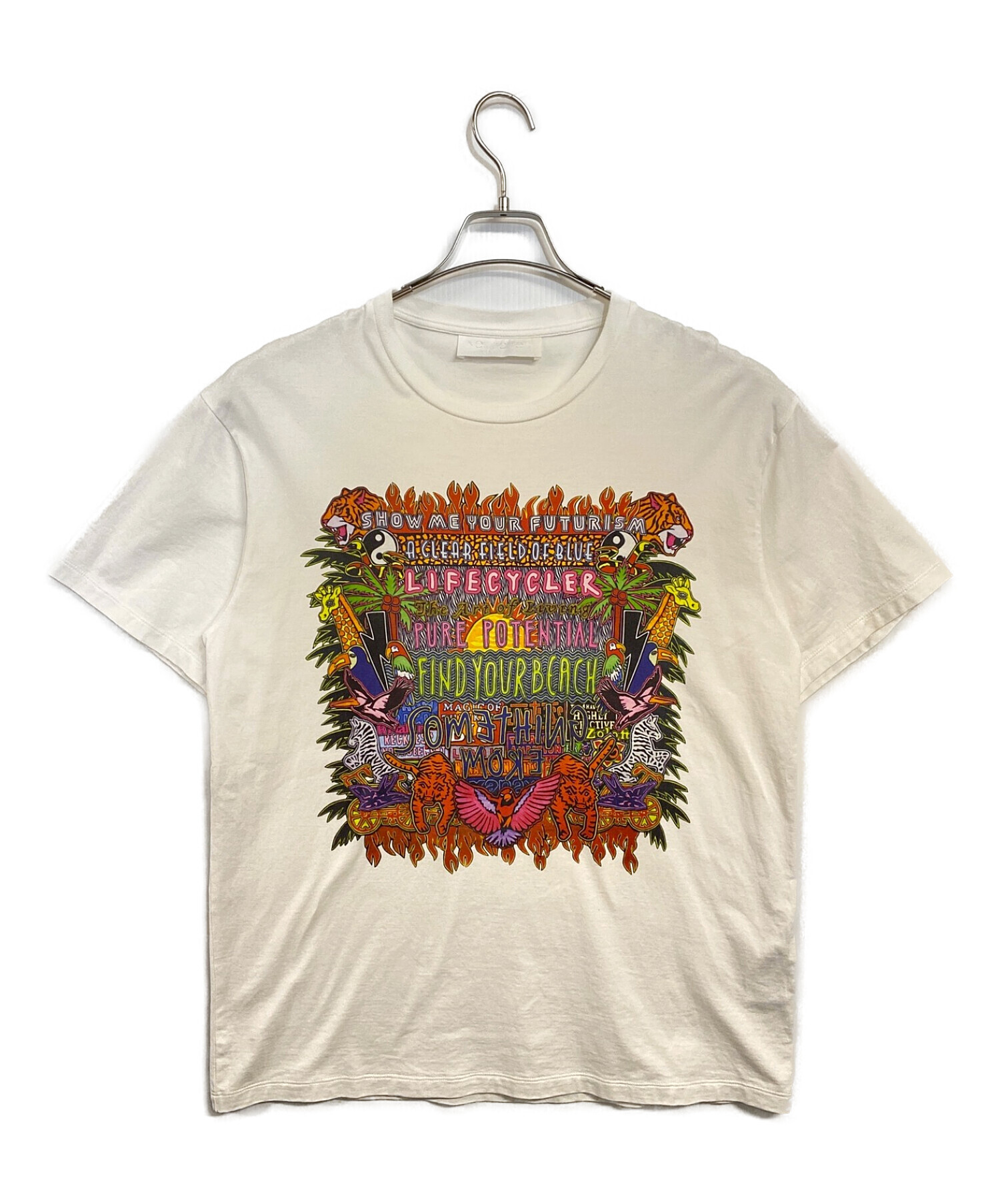 中古・古着通販】NEIL BARRETT (ニールバレット) プリントTシャツ 