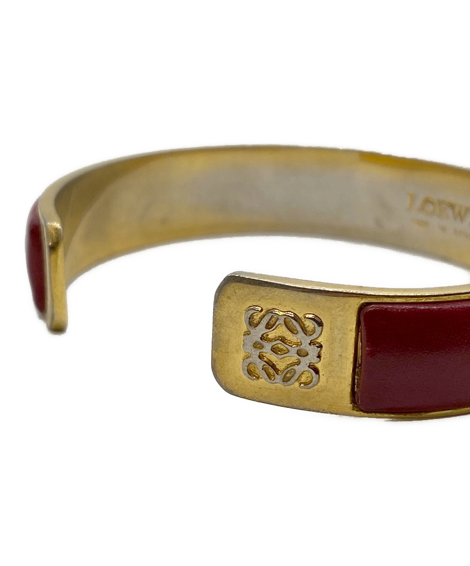 中古・古着通販】LOEWE (ロエベ) バングル レッド サイズ:Free 